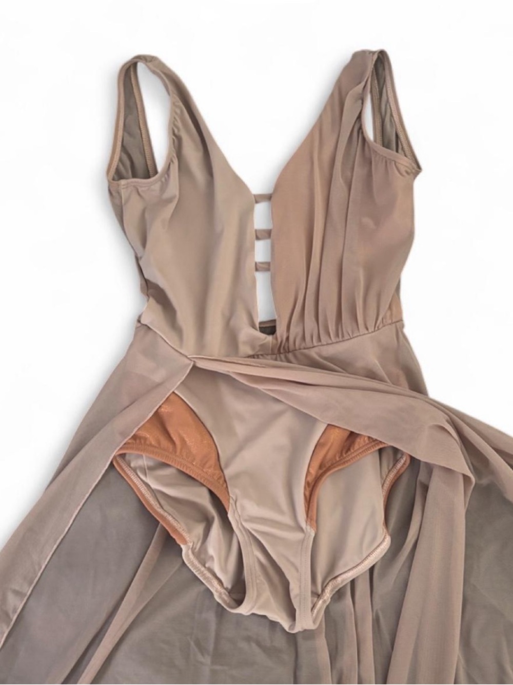 Dust Mauve Dance Dress - Women's Performance Dress - Picture 5 of 7